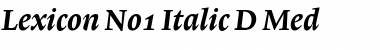 Download Lexicon No1 Italic D Med Font Title Preview