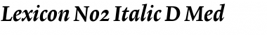 Download Lexicon No2 Italic D Med Font Title Preview
