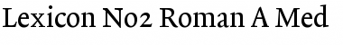 Download Lexicon No2 Roman A Med Font Title Preview