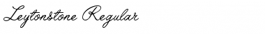 Download Leytonstone Regular Font Title Preview