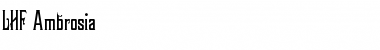 Download LHF Ambrosia Regular Font Title Preview
