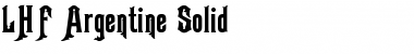 Download LHF Argentine Regular Font Title Preview