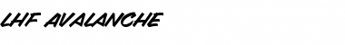 Download LHF Avalanche Regular Font Title Preview