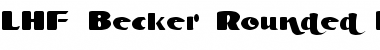 Download LHF Becker Rounded Block Regular Font Title Preview