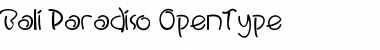 Download Bali Paradiso Regular Font Title Preview