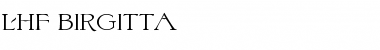 Download LHF Birgitta Regular Font Title Preview