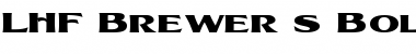 Download LHF Brewer's Bold Regular Font Title Preview