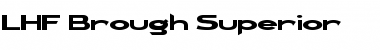 Download LHF Brough Superior Regular Font Title Preview