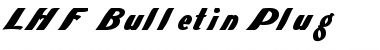 Download LHF Bulletin Plug Regular Font Title Preview