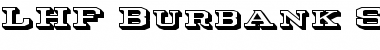 Download LHF Burbank Shadow Roman Font Title Preview