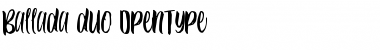 Download Ballada duo Regular Font Title Preview