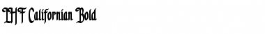 Download LHF Californian Bold Regular Font Title Preview