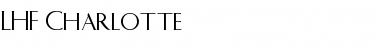 Download LHF Charlotte Regular Font Title Preview