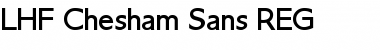 Download LHF Chesham Sans REG Regular Font Title Preview