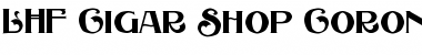 Download LHF Cigar Shop Corona Roman Font Title Preview