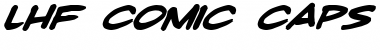 Download LHF Comic Caps BETA Regular Font Title Preview