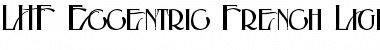 Download LHF Eccentric French Light Font Title Preview