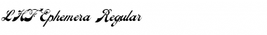 Download LHF Ephemera Regular Font Title Preview