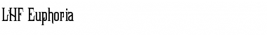 Download LHF Euphoria Regular Font Title Preview