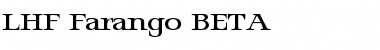 Download LHF Farango BETA Regular Font Title Preview