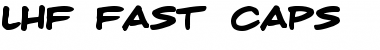 Download LHF Fast Caps Regular Font Title Preview