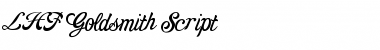Download LHF Goldsmith Script Regular Font Title Preview