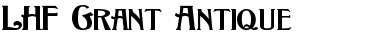 Download LHF Grant Antique Regular Font Title Preview
