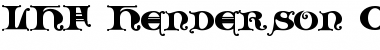 Download LHF Henderson Church Regular Font Title Preview