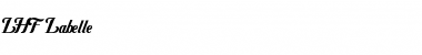 Download LHF Labelle Regular Font Title Preview