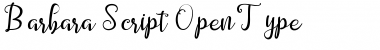Download Barbara Script Regular Font Title Preview