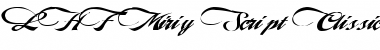 Download LHF Marie Script Classic Regular Font Title Preview
