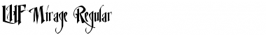 Download LHF Mirage Regular Font Title Preview
