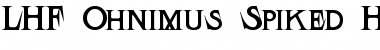 Download LHF Ohnimus Spiked | HEN Regular Font Title Preview