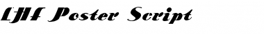 Download LHF Poster Script Regular Font Title Preview