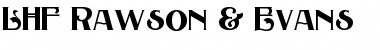 Download LHF Rawson & Evans Regular Font Title Preview