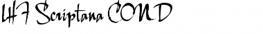 Download LHF Scriptana COND Regular Font Title Preview