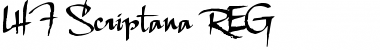 Download LHF Scriptana REG Regular Font Title Preview