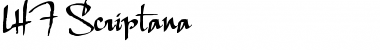 Download LHF Scriptana Regular Font Title Preview