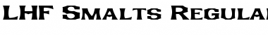 Download LHF Smalts Regular Regular Font Title Preview