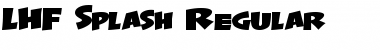 Download LHF Splash Regular Regular Font Title Preview