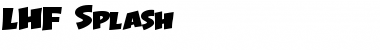 Download LHF Splash Regular Font Title Preview