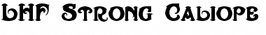 Download LHF Strong Caliope Regular Font Title Preview