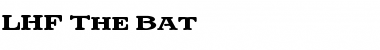 Download LHF The Bat Regular Font Title Preview