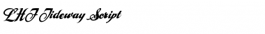 Download LHF Tideway Script Regular Font Title Preview