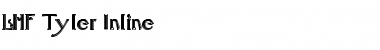 Download LHF Tyler Inline Regular Font Title Preview
