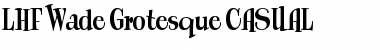 Download LHF Wade Grotesque CASUAL Regular Font Title Preview