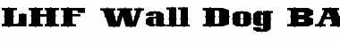 Download LHF Wall Dog BASE Regular Font Title Preview
