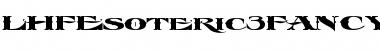 Download LHF Esoteric 3 FANCY Regula Font Title Preview
