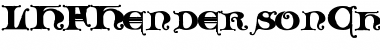 Download LHF Henderson Church Regular Font Title Preview