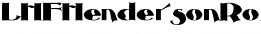 Download LHFHendersonRoman Alternate Font Title Preview